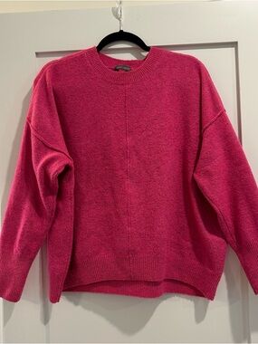 Vince Camuto Hot Pink Crewneck Sweater